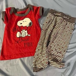 18 MONTHS PEANUTS BRAND ONE LOVED MINI SET